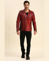 Men-Dawson-Distressed-Red-Motorcycle-Leather-Jacket-9