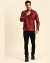 Men-Irvine-Distressed-Red-Racer-Leather-Jacket-8