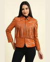 Womens-Lydia-Tan-Biker-Leather-Jacket-with-Fringes-1