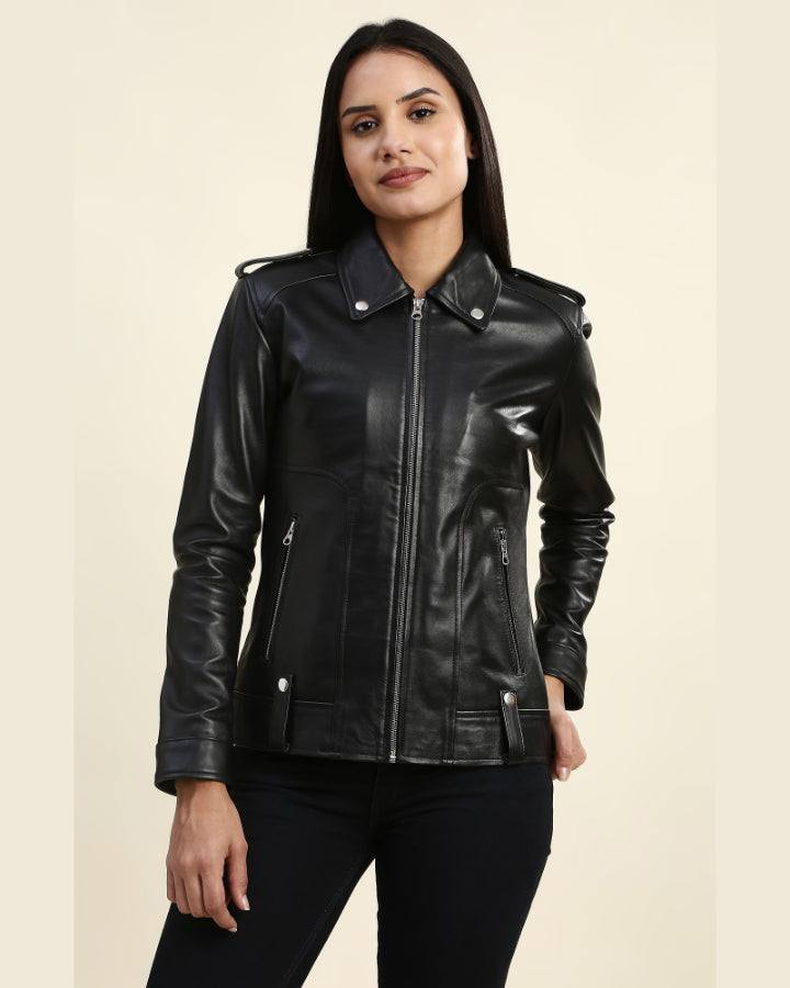 Women-Elodie-Black-Racer-Leather-Jacket-1