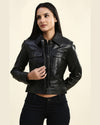 Womens-Soraya-black-racer-leather-jacket-1
