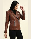 Womens-hazel-brown-biker-leather-jacket-2