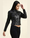 Womens-Soraya-black-racer-leather-jacket-3