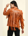 Womens-Lydia-Tan-Biker-Leather-Jacket-with-Fringes-4