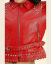 Womens-Zoey-Red-Cropped-Studded-Leather-Jacket-5