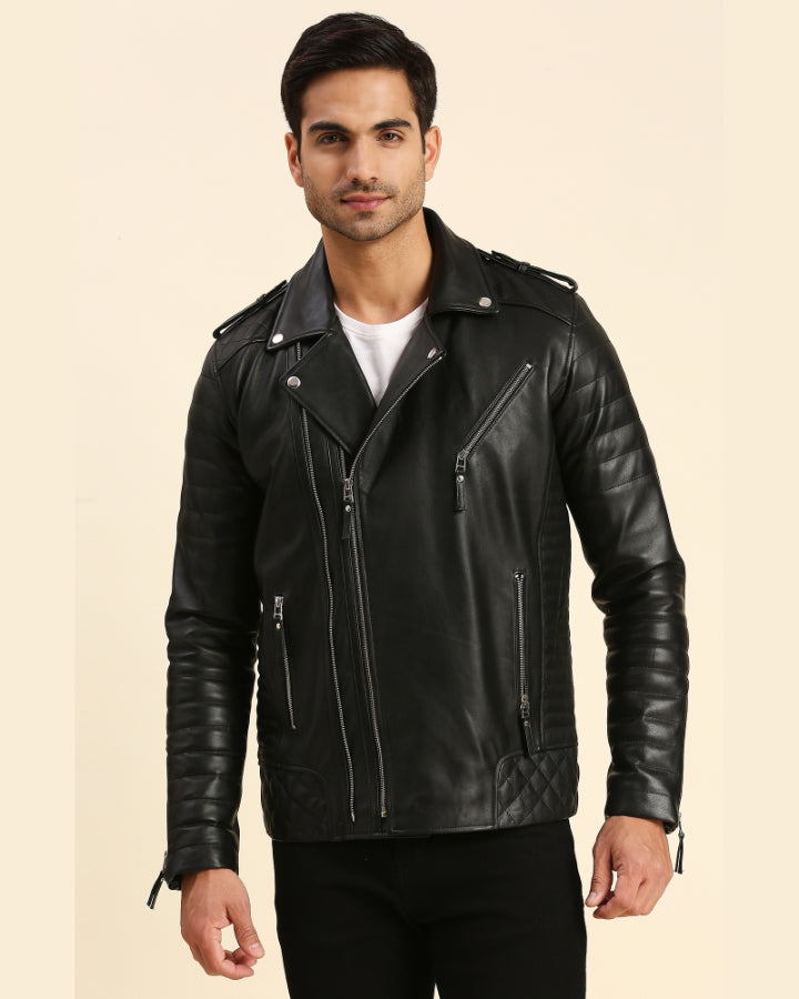 Men-Kai-Black-Motorcycle-Leather-Jacket-1