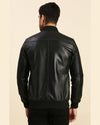Men-River-Black-Bomber-Leather-Jacket-4