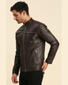 Men-Boaz-Brown-Leather-Racer-Jacket-2