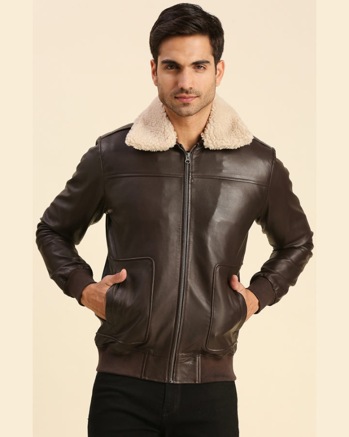 Jesse-Brown-Men-Bomber-Leather-Jacket-Removable-Shearling-Collar-1