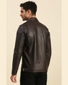 Mateo Brown Motorcycle Leather Jacket