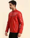 Thor Red Racer Leather Jacket