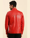 Thor Red Racer Leather Jacket