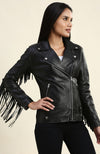 Womens-Calista-Black-Biker-Fringes-Leather-Jacket-3