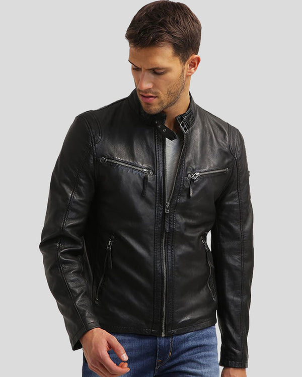 Mens Slim Fit Leather Jackets - Buy Slim fit Leather Jackets For Men ...