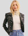 Women-Autumn-Black-Studded-Leather-Jacket-2
